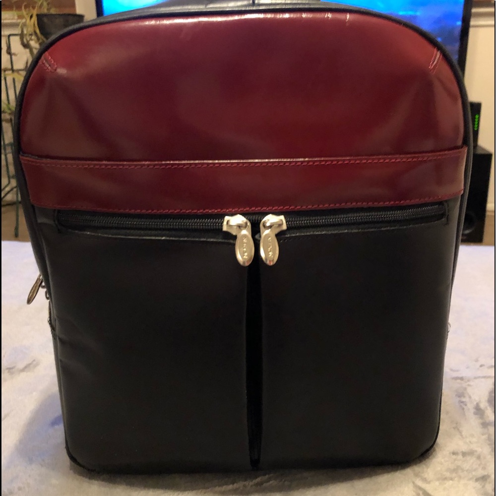 Red and Black Backpack by McKlein